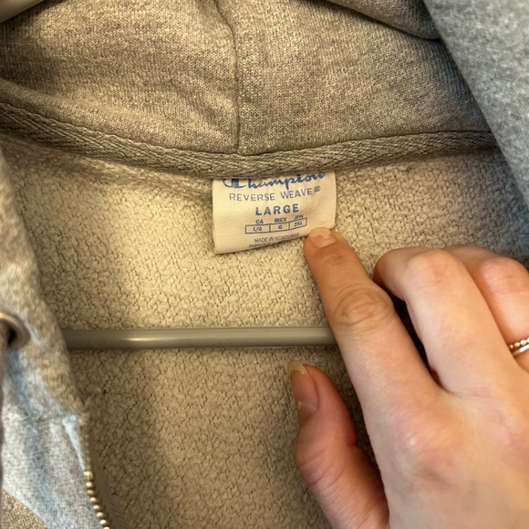Champion Reverse Weave Zip Up Hoodie - Picture 3 of 8